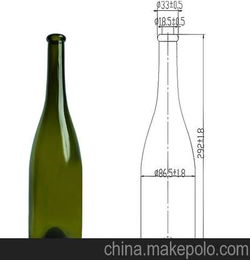 供应墨绿酒瓶 红酒瓶 厂家直销饮料瓶 可深加工 蒙砂 喷涂 其他玻璃包装容器
